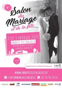 Salon du Mariage et de la fête à L'ABBAYE DU VALASSE SAMEDI 02 ET DIMANCHE 03 FEVRIER 2019