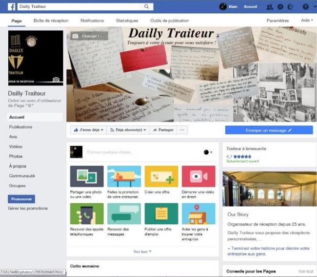 Nouvelle Page Facebook pour Dailly Traiteur, n'attendez plus et suivez nous au quotidien !!!